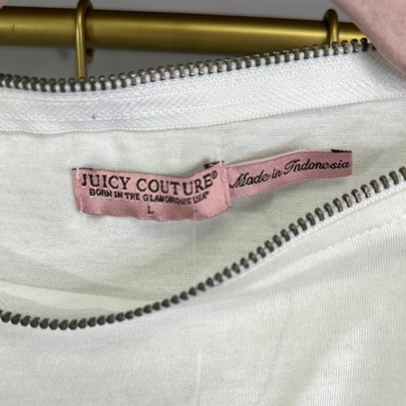 Juicy Couture White Short Sleeve Tee - Picture 4 of 9